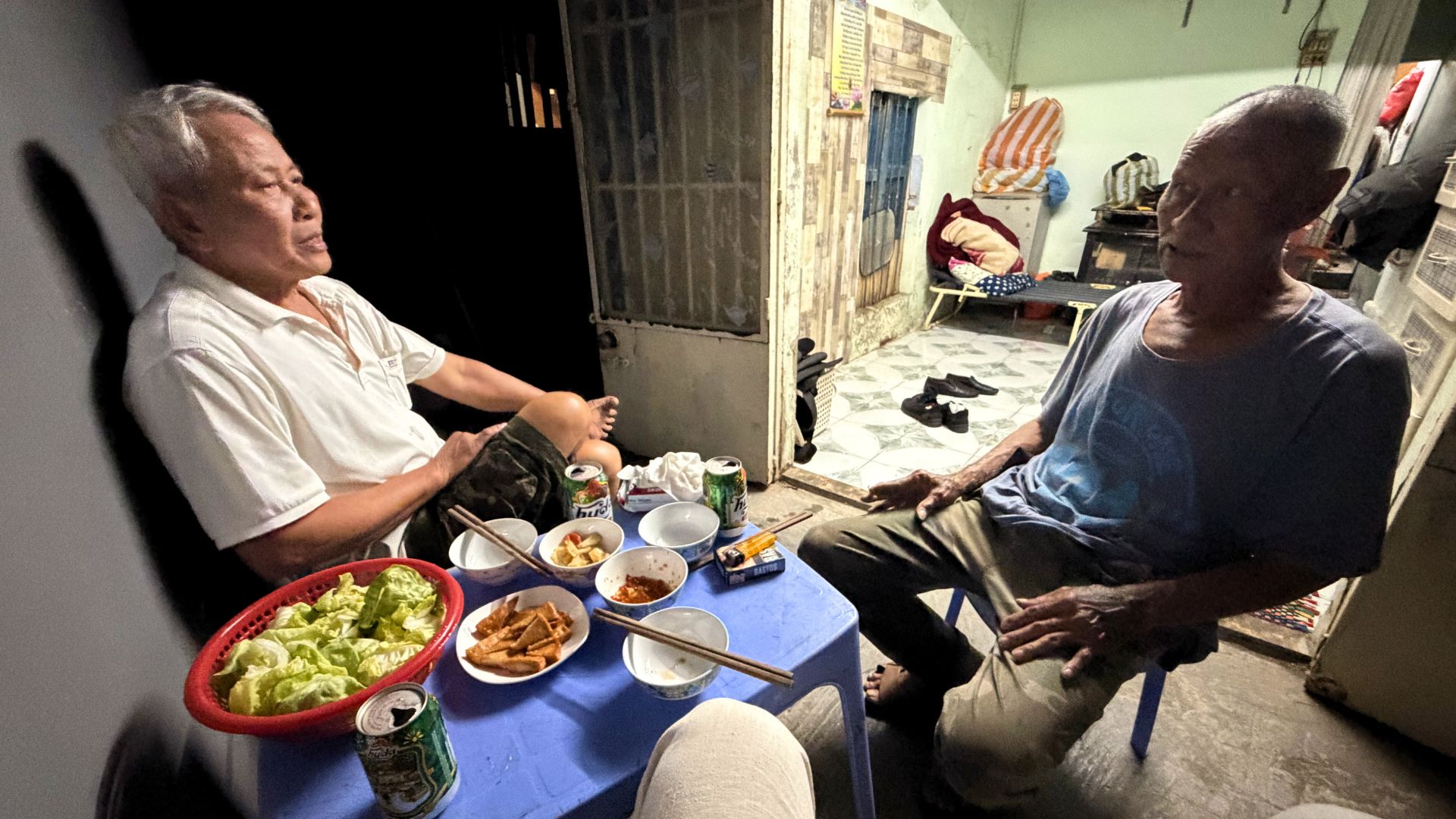 Authentic home visit with a local Vietnamese family sharing food and conversation in Da Nang, Vietnam. Authentic home visit with a local Vietnamese family sharing food and conversation in Da Nang, Vietnam.